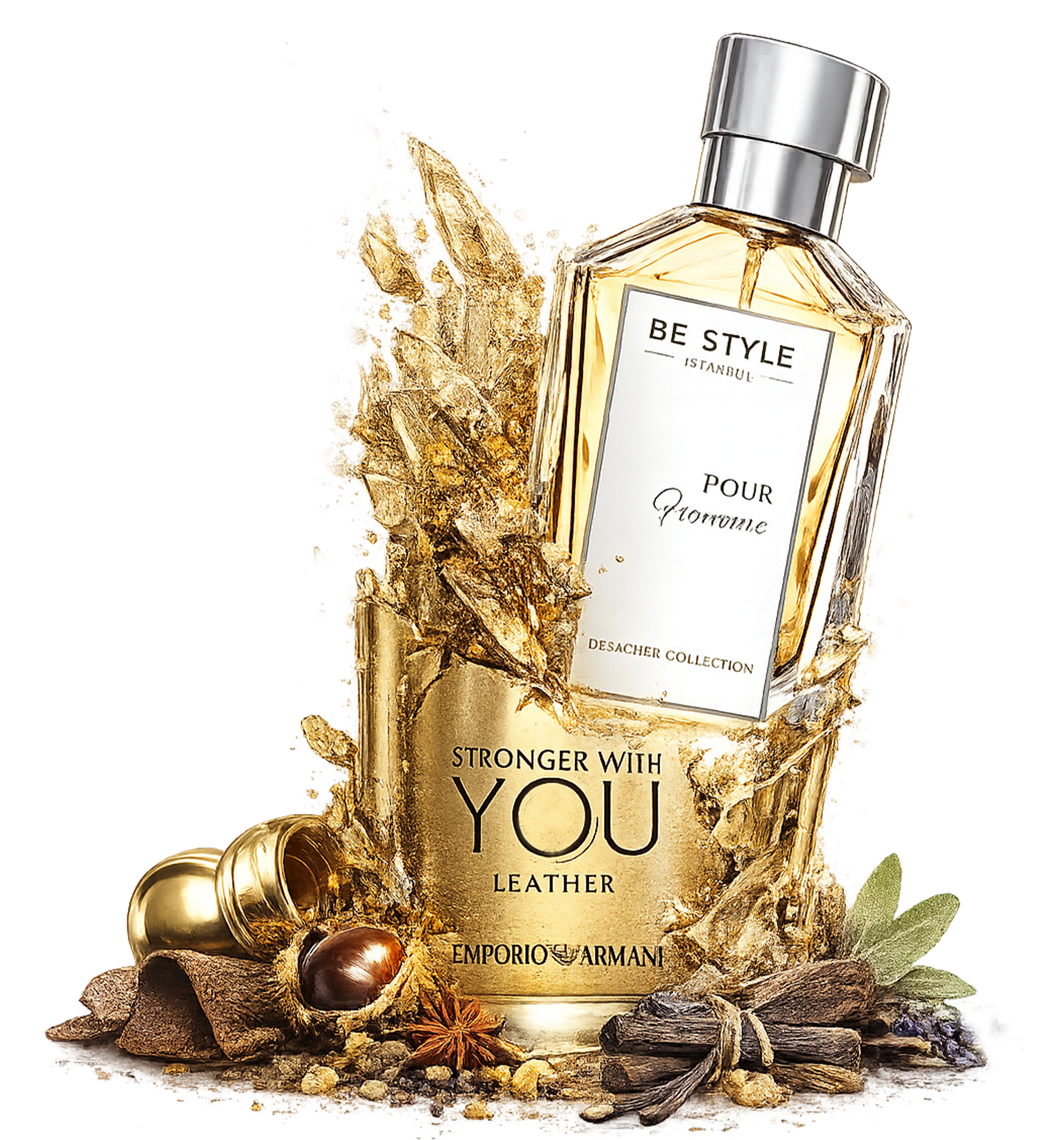 Strength Leather Men's Extrait De Perfume